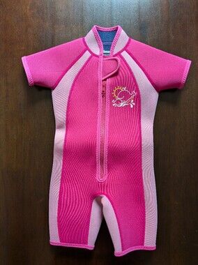 JoJo Maman Bebe Short Sleeve Wetsuit Size 1-2 Years